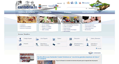 Desktop Screenshot of cantabria.es