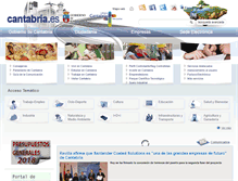 Tablet Screenshot of cantabria.es